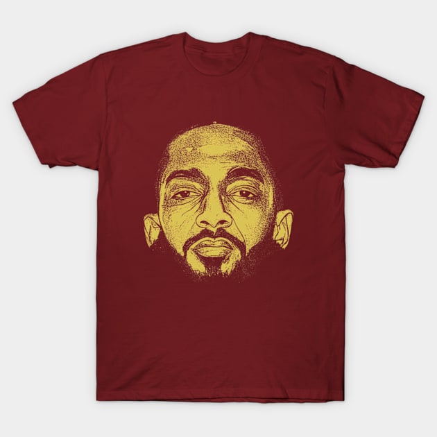 Yellow Nipsey Hussle T-Shirt by KIBOY777